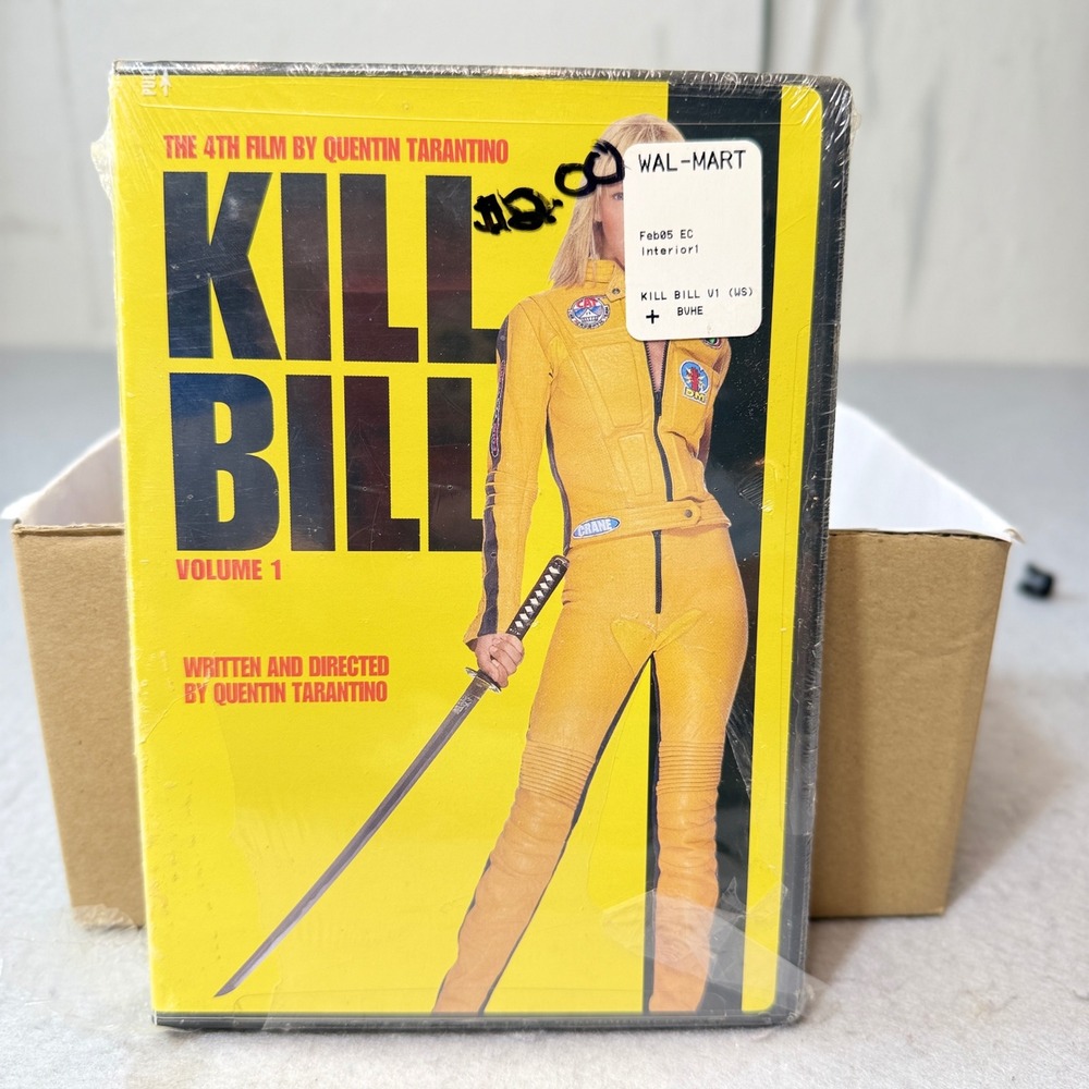 Miramax Kill Bill Vol‎ 1 DVD Unisex OS Yellow New Sealed Tarantino Action Movie